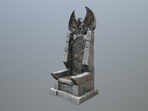 Devil Stone Throne 3D Модель