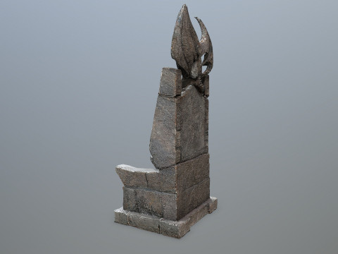 Devil Stone Throne 3D Модель
