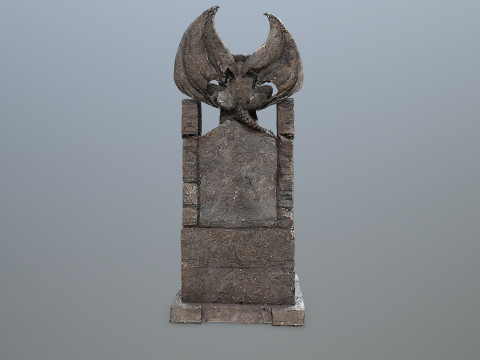 Devil Stone Throne 3D Модель