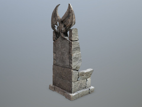 Devil Stone Throne 3D Модель