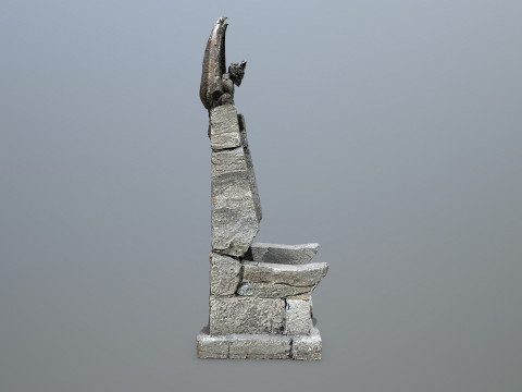 Devil Stone Throne 3D Модель