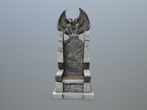 Devil Stone Throne 3D Модель