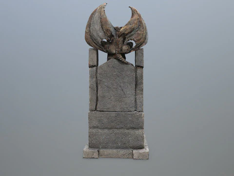 Devil Stone Throne 3D Model