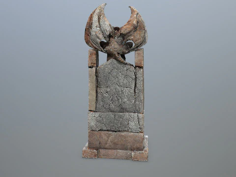 Devil Stone Throne 3D Model
