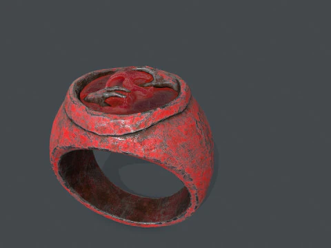 Skull Ring 3D Model