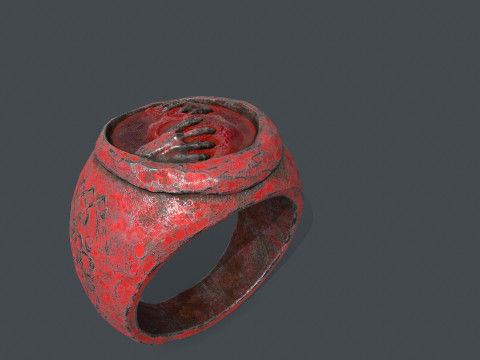 Skull Ring Modello 3D