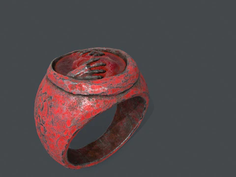 Skull Ring 3D Model