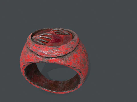Skull Ring 3D Model