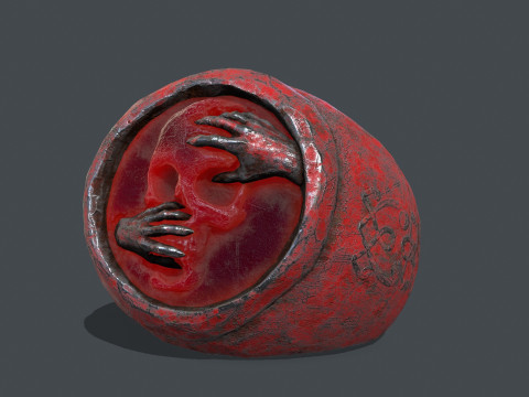 Skull Ring Modello 3D