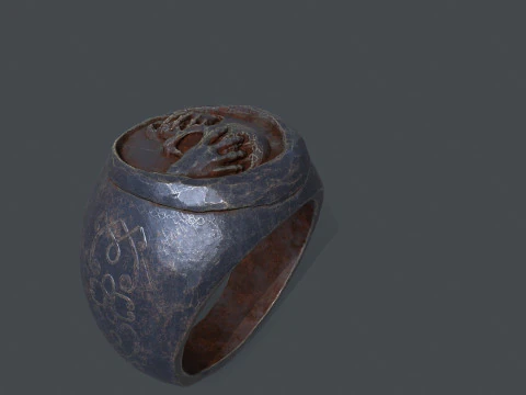Skull Ring 3D Model