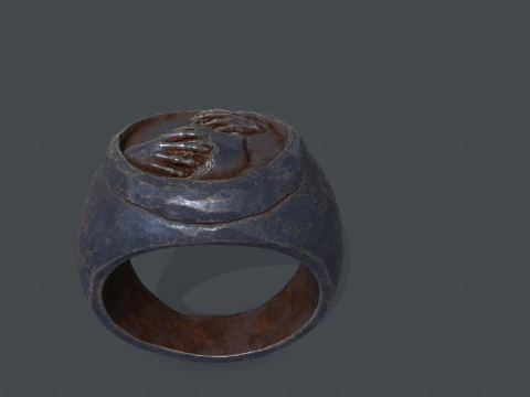 Skull Ring 3D Model