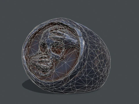 Skull Ring 3D Model
