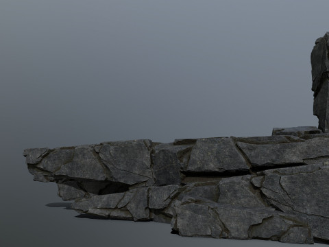 Cliff rocks 3D Model
