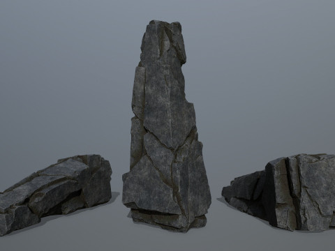 Cliff rocks 3D Модель