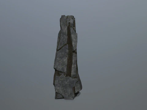 Cliff rocks 3D Model