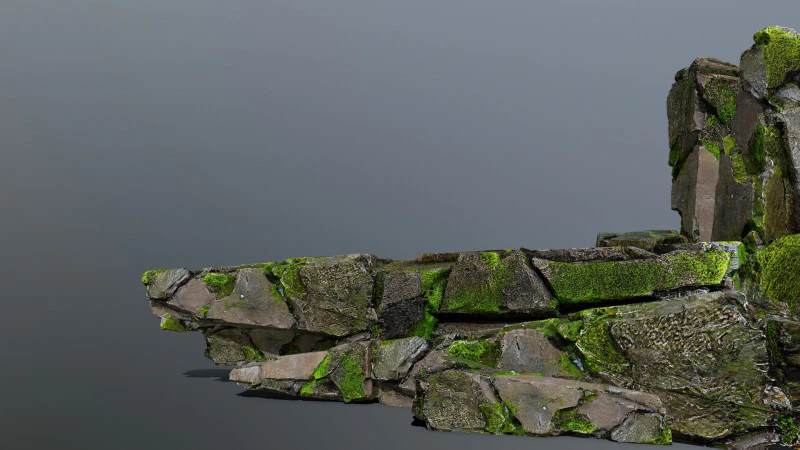 Forest Rock 3 3D Model .c4d .max .obj .3ds .fbx .stl .blend 