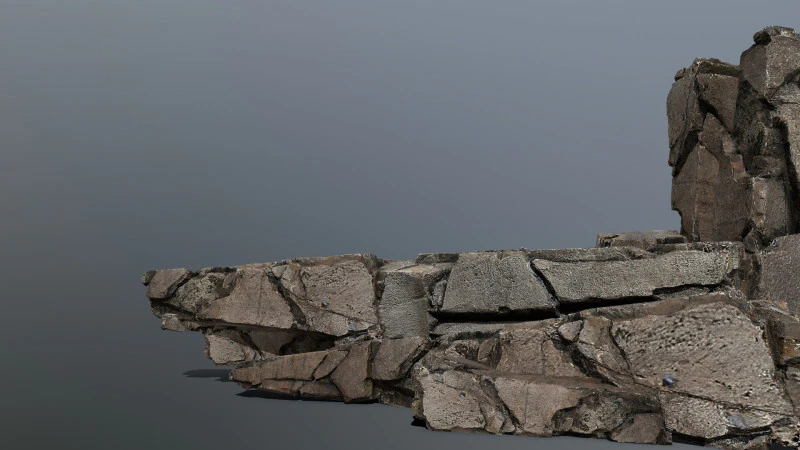 Old Rock 3 3D Model .c4d .max .obj .3ds .fbx .stl .blend 