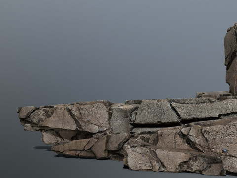 Old Rock 3 3D 모델