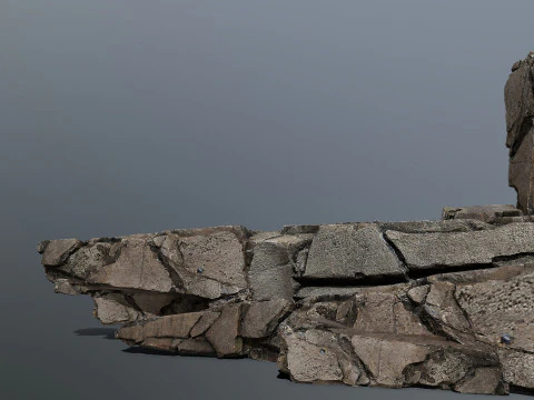 Vecchia roccia 3 Modello 3D