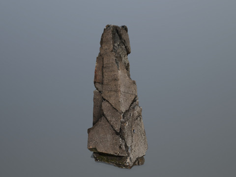 Old Rock 3 3D मॉडल