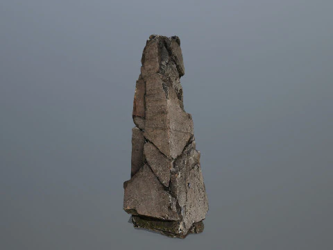 Old Rock 3 3D Model