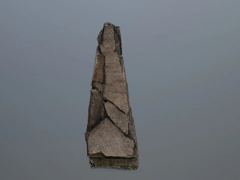 Old Rock 3 3D Model