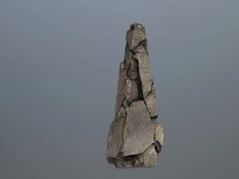 Old Rock 3 3D Model
