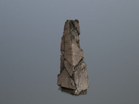 Old Rock 3 3D मॉडल