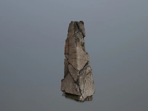 Old Rock 3 3D Model