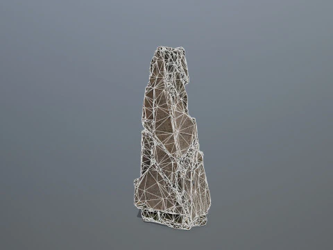 Old Rock 3 3D Model