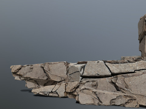 Desert rocks 3D Model