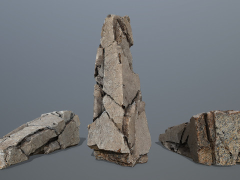 Desert rocks Modello 3D