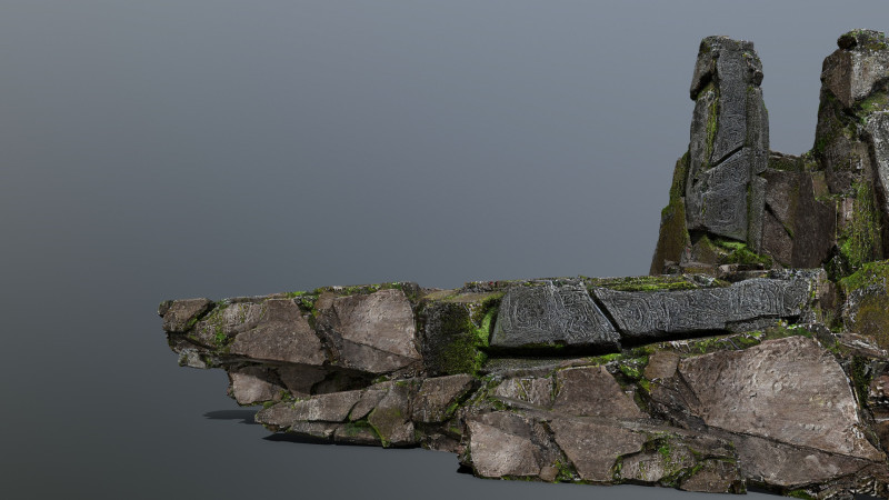 Maya ruin Rocks 3 3Dモデル .c4d .max .obj .3ds .fbx .stl .blend 