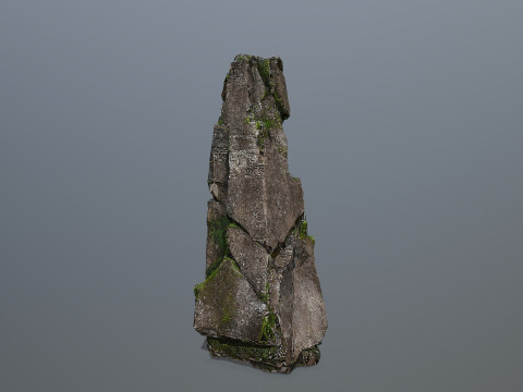Maya ruin Rocks 3 3Dモデル