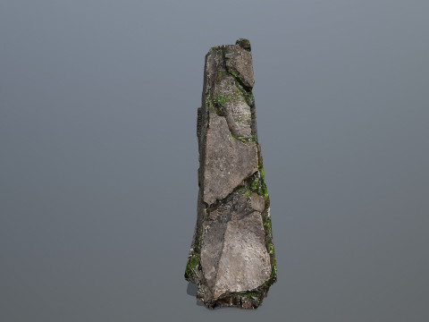Maya ruin Rocks 3 3Dモデル