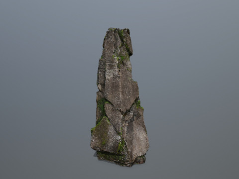 Maya ruin Rocks 3 3Dモデル