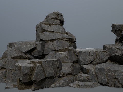 Cliff Rock 2 3D Модель