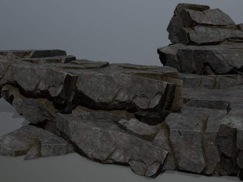 Cliff Rock 2 3D Модель