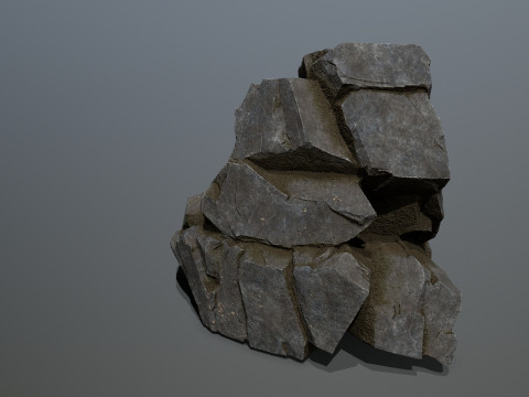 Cliff Rock 2 3D Модель