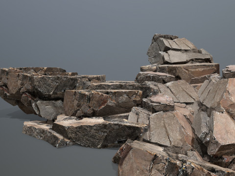 Desert Rock 2 3D Model