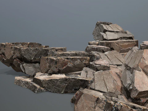 La roccia del deserto 2 Modello 3D