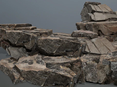Desert Rock 2 3D Model
