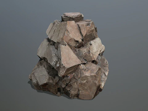 Desert Rock 2 3D Model
