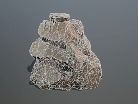 Desert Rock 2 3D Model