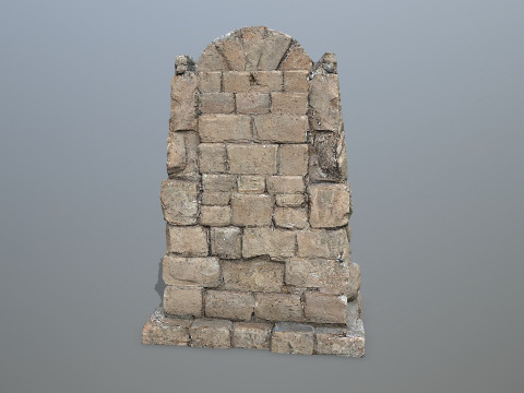 Lion Stone Throne 3D मॉडल