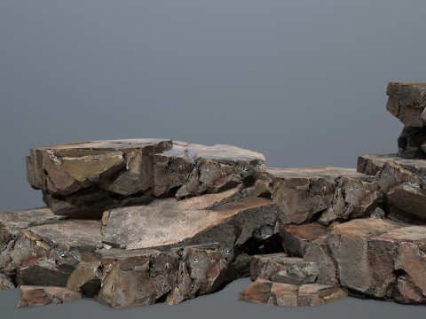 Desert Rock 2 3D 모델