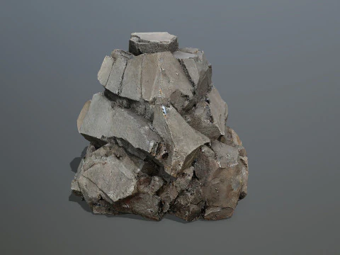 Desert Rock 2 3D Model