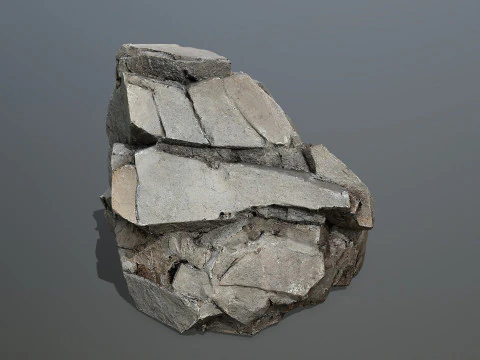 Desert Rock 2 3D Model