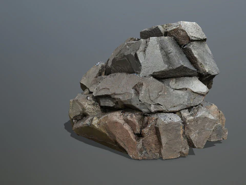 Desert Rock 2 3D Model
