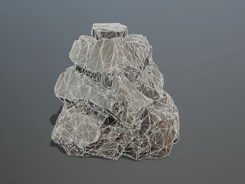 Desert Rock 2 3D Model